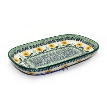 Półmisek prostokątny duży dek. 2851Q Mlecze